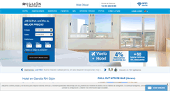 Desktop Screenshot of hotelrhgijon.com